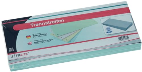 Trennstreifen blau, Sondermaß 105x228cm, 190g/qm Karton, gelocht Trennstreifen blau, Sondermaß 105x228cm, 190g/qm Karton, gelocht von Büroring
