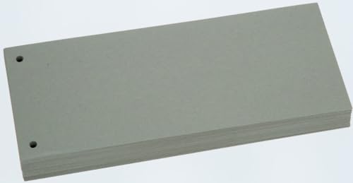 Trennstreifen grau, Sondermaß 105x228cm, 190g/qm Karton, gelocht Trennstreifen grau, Sondermaß 105x228cm, 190g/qm Karton, gelocht von Büroring