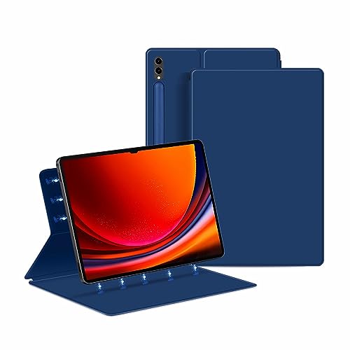 Bueuwe Hülle für Samsung Galaxy Tab S9 Ultra 14,6 Zoll 2023, Leichte und Schlanke Magnetische Hülle mit S-Pen-Halter für Galaxy Tablet S9 Ultra 14,6 Zoll 2023 Modell [SM-X910/X916B/X918U],Blau von Bueuwe