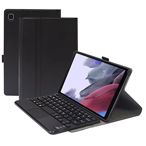 Bueuwe Tastatur Hülle für Samsung Galaxy Tab A7 Lite 8.7'' [Modell: SM-T220/SM-T225], QWERTZ Deutsch, Abnehmbare Bluetooth-Tastatur Mit Touchpad,Schwarz von Bueuwe