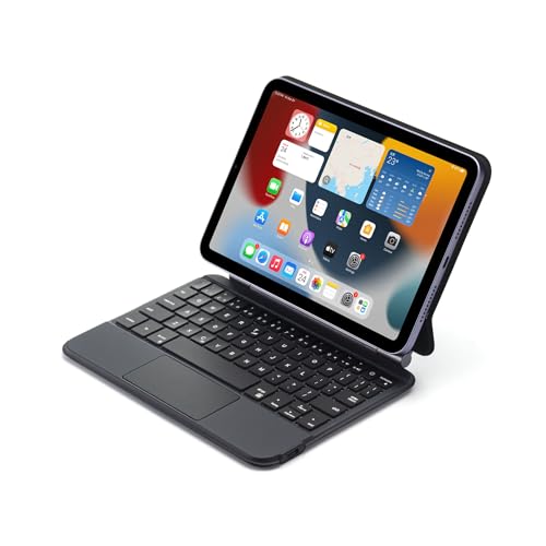 Bueuwe Tastatur Hülle für iPad mini 7 A17 Pro/Mini 6. Generation, Magnetische Tastaturhülle, Schwebender Freischwingerständer, Multi-Touch-Trackpad, Tasten Mit Hintergrundbeleuchtung Bueuwe Tastatur Hülle für iPad mini 7 A17 Pro/Mini 6. Generation, Magnetische Tastaturhülle, Schwebender Freischwingerständer, Multi-Touch-Trackpad, Tasten Mit Hintergrundbeleuchtung von Bueuwe