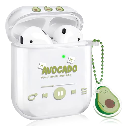 Buewutiry Kompatibel mit Airpods Hülle 2. Generation, niedliche Avocado für Airpods 2. Generation, lustig für Airpods 2. / 1. Generation Hülle mit Schlüsselanhänger Buewutiry Kompatibel mit Airpods Hülle 2. Generation, niedliche Avocado für Airpods 2. Generation, lustig für Airpods 2. / 1. Generation Hülle mit Schlüsselanhänger von Buewutiry