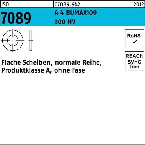 100 Stk. Bufab Unterlegscheibe ISO 7089 o.Fase 16 A 4 300 HV BUMAX109 100 Stück 100 Stk. Bufab Unterlegscheibe ISO 7089 o.Fase 16 A 4 300 HV BUMAX109 100 Stück von Bufab