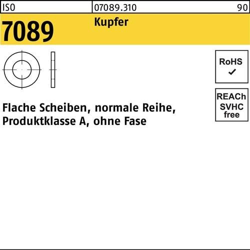 100 Stk. Bufab Unterlegscheibe ISO 7089 o.Fase 16 Kupfer 100 Stück 100 Stk. Bufab Unterlegscheibe ISO 7089 o.Fase 16 Kupfer 100 Stück von Bufab