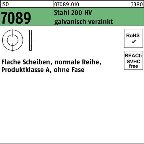 200 Stk. Bufab Unterlegscheibe ISO 7089 o.Fase 3 Stahl 200 HV galv.verz. 200 200 Stk. Bufab Unterlegscheibe ISO 7089 o.Fase 3 Stahl 200 HV galv.verz. 200 von Bufab