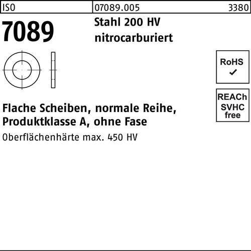 50 Stk. Bufab Unterlegscheibe ISO 7089 o.Fase 39 Stahl 200 HV nitrocarburiert 50 50 Stk. Bufab Unterlegscheibe ISO 7089 o.Fase 39 Stahl 200 HV nitrocarburiert 50 von Bufab