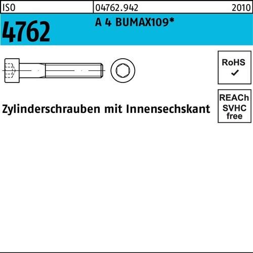 50 Stk. Bufab Zylinderschraube ISO 4762 Innen-6kt M10x 30 A 4 BUMAX109 50 Stück 50 Stk. Bufab Zylinderschraube ISO 4762 Innen-6kt M10x 30 A 4 BUMAX109 50 Stück von Bufab