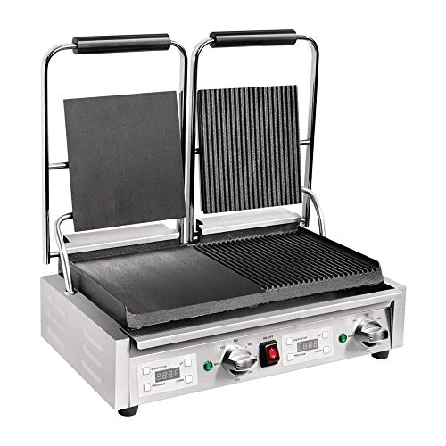 Buffalo FC386 doppelter Kontaktgrill, Glatt/Gerillt von Buffalo