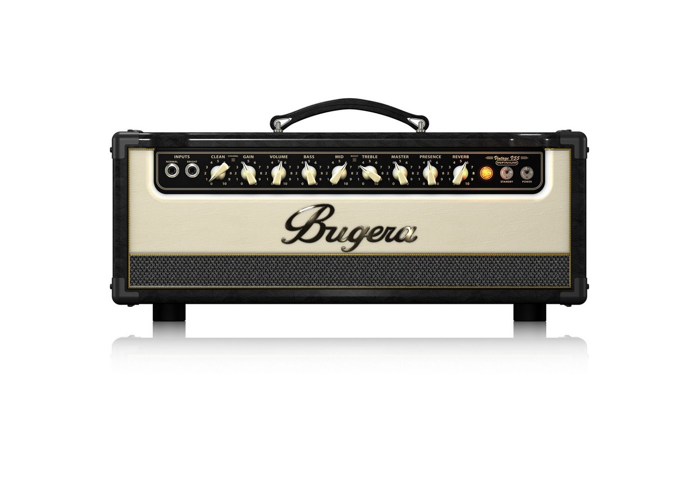 Bugera Verstärker (V55 HD Infinium Head - Röhren Topteil für E-Gitarre) von Bugera