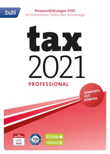 Buhl data service GmbH Tax 2021 Professional (für Steuerjahr 2020 | Standard Verpackung) von Buhl Data Service