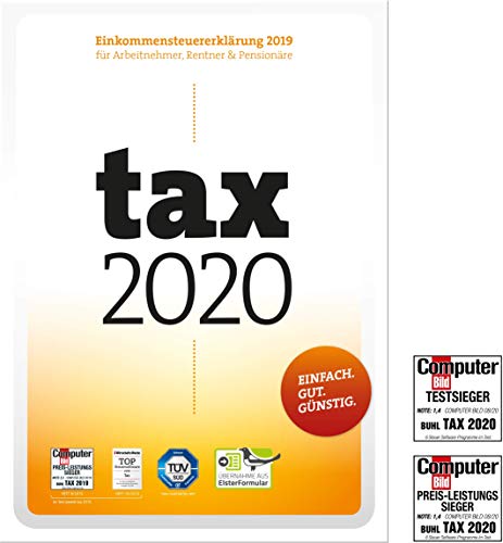 Tax 2020 (für Steuerjahr 2019|Disc in Frustfreie Verpackung) von Buhl Data Service