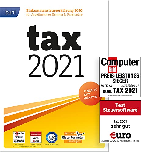 Tax 2021 (für Steuerjahr 2020) | PC | Digitaler Download von Buhl Data