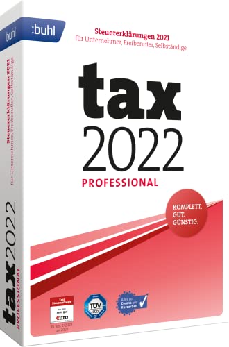 Tax 2022 Professional (für Steuerjahr 2021|Standard Verpackung) von Buhl Data Service