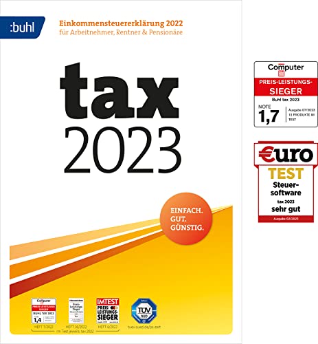 Tax 2023 (für Steuerjahr 2022) | 2023 | PC Aktivierungscode per Email von Buhl Data Service