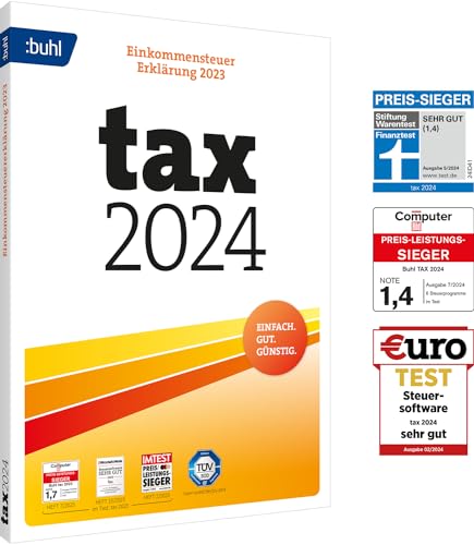 Tax 2024 DVD Box (für Steuerjahr 2023) von Buhl Data Service