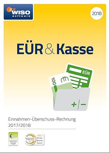 WISO EÜR & Kasse 2018: Für die Einnahmen-Überschuss-Rechnung 2017/2018 inkl. Gewerbe- und Umsatzsteuererklärung [Online Code] von Buhl Data Service