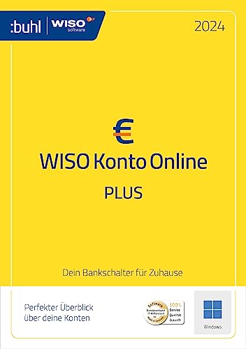 WISO Konto Online Plus 2024 [Online Code] | PC Aktivierungscode per Email von Buhl Data Service