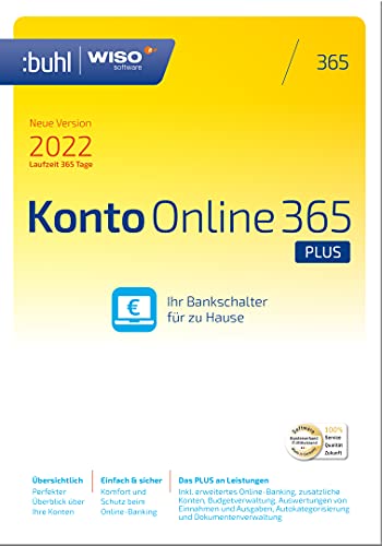 WISO Konto Online Plus 365 | 2022 | PC Aktivierungscode per Email von Buhl Data Service