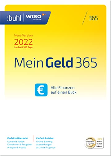 WISO Mein Geld 365 | 2022 | PC Aktivierungscode per Email von Buhl Data Service