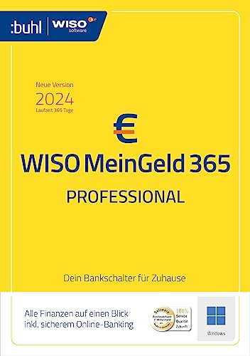 WISO Mein Geld Professional 365 (aktuelle Version 2024) [Online Code] | PC Aktivierungscode per Email von Buhl Data Service