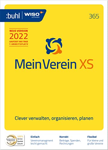 WISO MeinVerein 365 Desktop XS (2022) | 2022 | PC Aktivierungscode per Email von Buhl Data Service