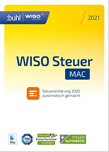 WISO Steuer-Mac 2021 (für Steuerjahr 2020 | Mac Aktivierungscode per Email) von Buhl Data Service