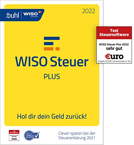 WISO Steuer Plus 2022 (für Steuerjahr 2021)|2022|PC Aktivierungscode per Email von Buhl Data Service