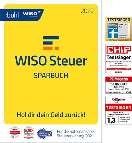 WISO Steuer-Sparbuch 2022 (für Steuerjahr 2021 | PC | Digitaler Download von Buhl Data Service