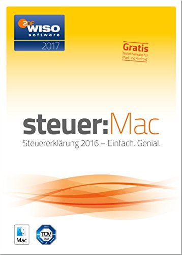 WISO steuer:Mac 2017 (für Steuerjahr 2016) [Mac Download] von Buhl Data Service