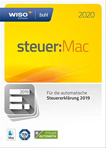 WISO steuer:Mac 2020 (für Steuerjahr 2019 | Frustfreie Verpackung) von Buhl Data Service