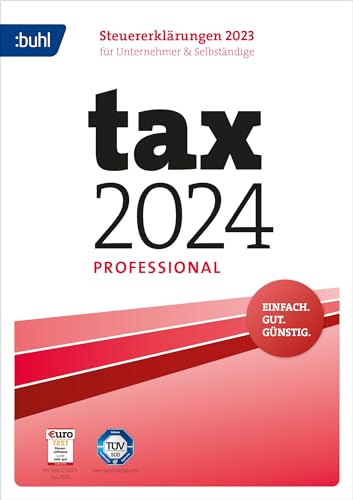 tax 2024 Professional (für Steuerjahr 2023) [PC Aktivierungscode per Email] von Buhl Data Service