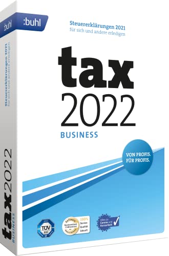 Tax 2022 Business (für Steuerjahr 2021|Standard Verpackung) von Buhl Data