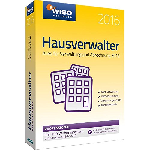WISO Hausverwalter 2016 Professional von Buhl Data Service