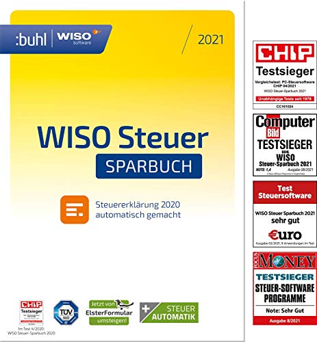 WISO Steuer-Sparbuch 2021 (für Steuerjahr 2020 | frustfreie Verpackung) von Buhl Data