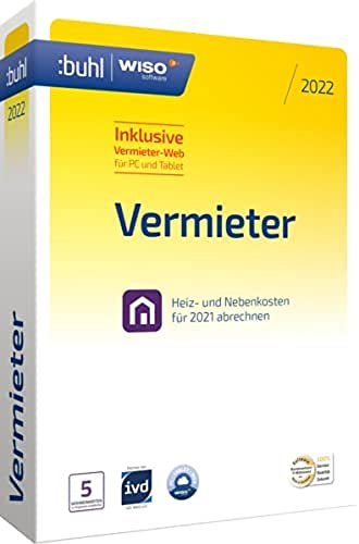 WISO Vermieter 2022 - Neben- und Heizkostenabrechnung für das Jahr 2021 korrekt abrechnen | Box inkl. CD von Buhl Data