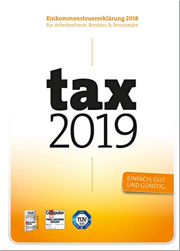 tax 2019 (für Steuerjahr 2018 / Frustfreie Verpackung) von Buhl Data