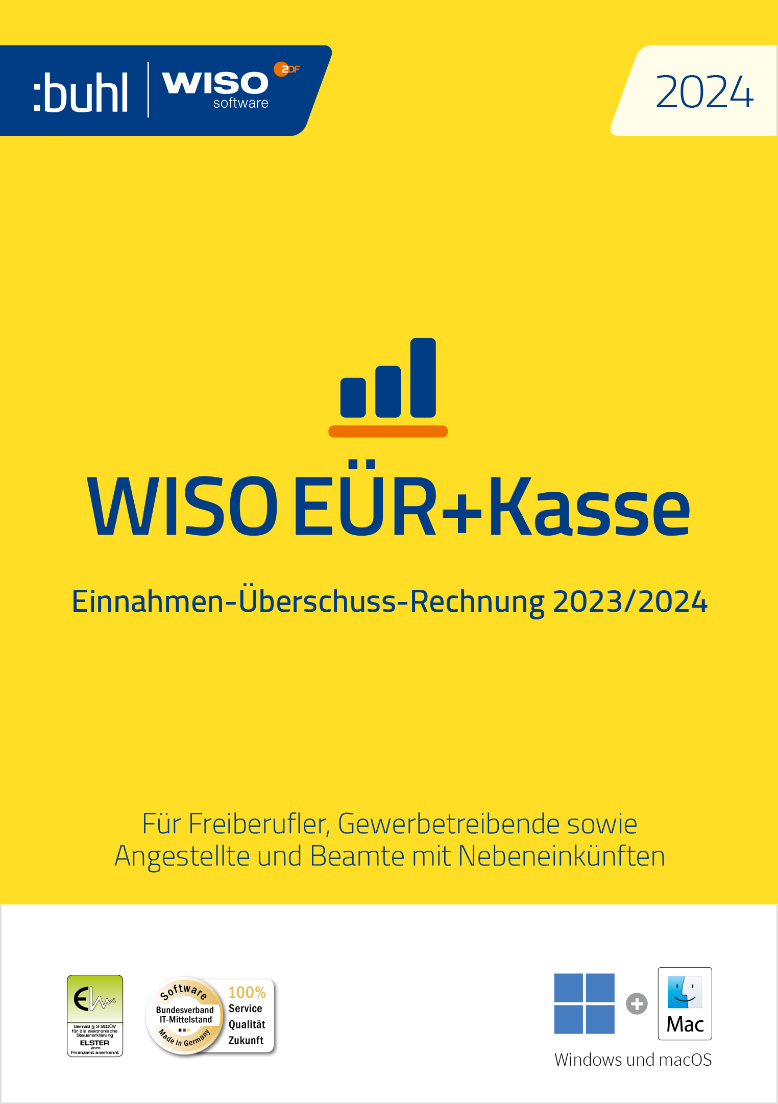 Buhl Data WISO EÜR+Kasse 2024 PC und Mac von Buhl