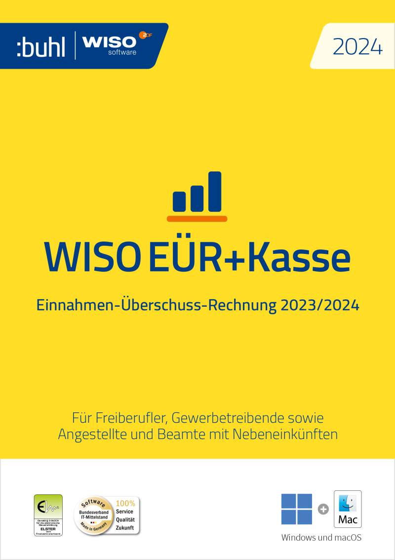 Buhl Data WISO EÜR+Kasse 2024 PC und Mac von Buhl