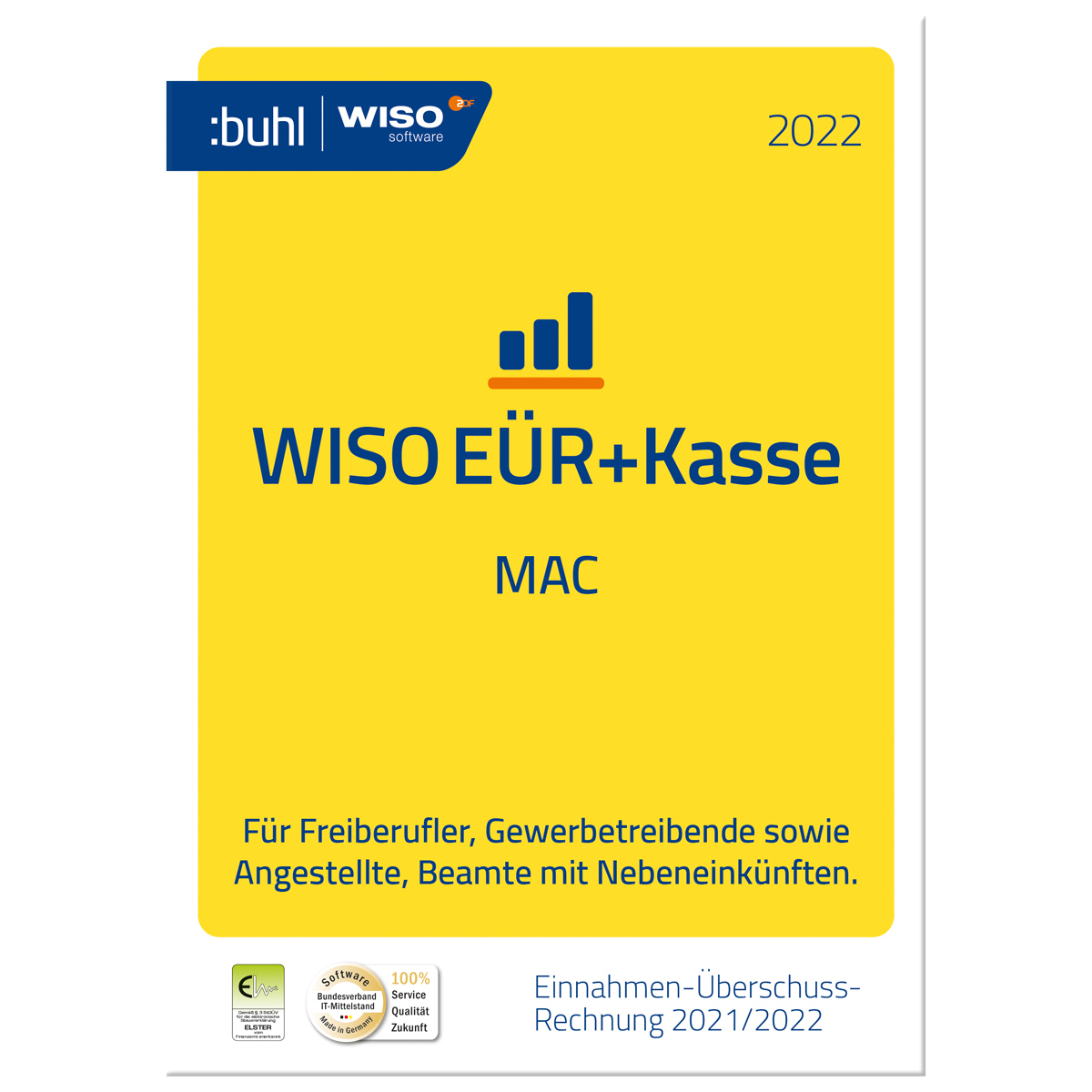 Buhl Data WISO EÜR & Kasse Mac 2022 von Buhl