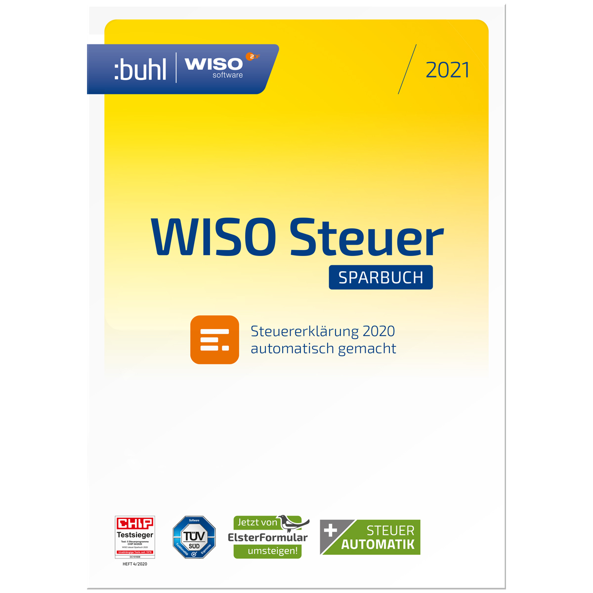 WISO Steuer-Sparbuch 2021 von Buhl