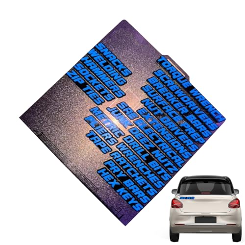 Magnetische Werkzeugkasten-Etiketten, hohe Wiedererkennung, 3D-Werkzeugkasten, Schubladenaufkleber, wiederverwendbare Etiketten, tragbar, kompakt, ideal für Schrank, Geschäft, Lager, Schließfach Magnetische Werkzeugkasten-Etiketten, hohe Wiedererkennung, 3D-Werkzeugkasten, Schubladenaufkleber, wiederverwendbare Etiketten, tragbar, kompakt, ideal für Schrank, Geschäft, Lager, Schließfach von Buhyujkm
