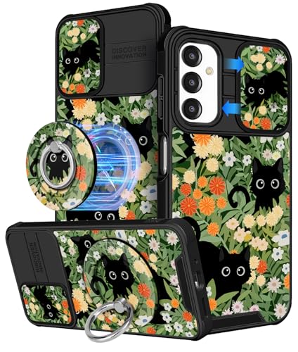 Buleens Schutzhülle für Samsung Galaxy A16 5G, mit Ringständer und Kamera-Abdeckung, ästhetisch, niedlich, entworfen für Frauen und Mädchen, Kawaii-Katzen, Blumenmuster, kompatibel mit Magsafe Buleens Schutzhülle für Samsung Galaxy A16 5G, mit Ringständer und Kamera-Abdeckung, ästhetisch, niedlich, entworfen für Frauen und Mädchen, Kawaii-Katzen, Blumenmuster, kompatibel mit Magsafe von Buleens