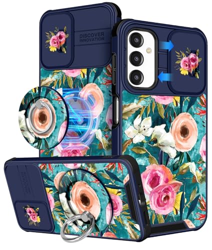 Buleens Schutzhülle für Samsung Galaxy A16 5G, mit Ringständer und Kamera-Abdeckung, ästhetisch, niedlich, entworfen für Frauen und Mädchen, einzigartige Kawaii-Blumen für Samsung A16 5G, kompatibel Buleens Schutzhülle für Samsung Galaxy A16 5G, mit Ringständer und Kamera-Abdeckung, ästhetisch, niedlich, entworfen für Frauen und Mädchen, einzigartige Kawaii-Blumen für Samsung A16 5G, kompatibel von Buleens