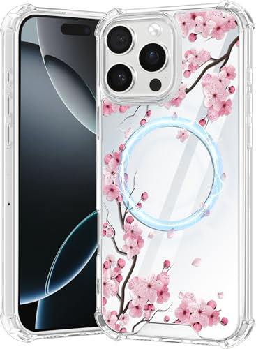 Buleens Schutzhülle für iPhone 16 Pro, kompatibel mit Magsafe, für Frauen und Mädchen, niedlicher Spiegel 16 Pro, Kawaii-ästhetische Blüten, einzigartiges, stoßfestes Design für iPhone 16 Pro, 16 cm Buleens Schutzhülle für iPhone 16 Pro, kompatibel mit Magsafe, für Frauen und Mädchen, niedlicher Spiegel 16 Pro, Kawaii-ästhetische Blüten, einzigartiges, stoßfestes Design für iPhone 16 Pro, 16 cm von Buleens