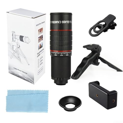 Bulevisiter 22X Zoom Objektiv für Handys HD Teleobjektiv Kamera Objektiv Kit mit Stativ Ständer Distanz Fotografie Objektiv Outdoor Fotografie Werkzeug Kamera Objektiv Kit Bulevisiter 22X Zoom Objektiv für Handys HD Teleobjektiv Kamera Objektiv Kit mit Stativ Ständer Distanz Fotografie Objektiv Outdoor Fotografie Werkzeug Kamera Objektiv Kit von Bulevisiter