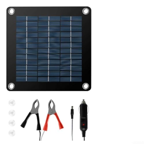 Bulevisiter Solar-Erhaltungsladegerät, 10 W, 12 V, Autobatterie-Wartungsgerät, für Autos, Wohnmobil, Boote, Motorräder, LiFePO4, Lithium-Ionen-Blei-Säure-Batterien, wasserdicht, IP65, mit LED-Anzeige Bulevisiter Solar-Erhaltungsladegerät, 10 W, 12 V, Autobatterie-Wartungsgerät, für Autos, Wohnmobil, Boote, Motorräder, LiFePO4, Lithium-Ionen-Blei-Säure-Batterien, wasserdicht, IP65, mit LED-Anzeige von Bulevisiter