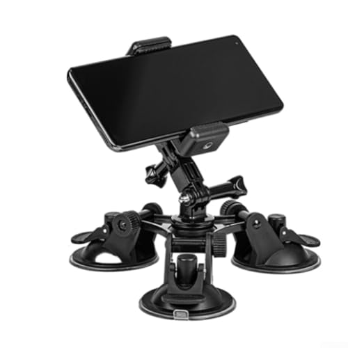 Bulevisiter Vielseitige Autohalterung für X5 Action-Kamera mit starkem Saugnapf, Dreifach-Fuß-Design, verstellbarer Winkel, kompatibel mit Sonnendach, Co-Pilot-Sitz Bulevisiter Vielseitige Autohalterung für X5 Action-Kamera mit starkem Saugnapf, Dreifach-Fuß-Design, verstellbarer Winkel, kompatibel mit Sonnendach, Co-Pilot-Sitz von Bulevisiter