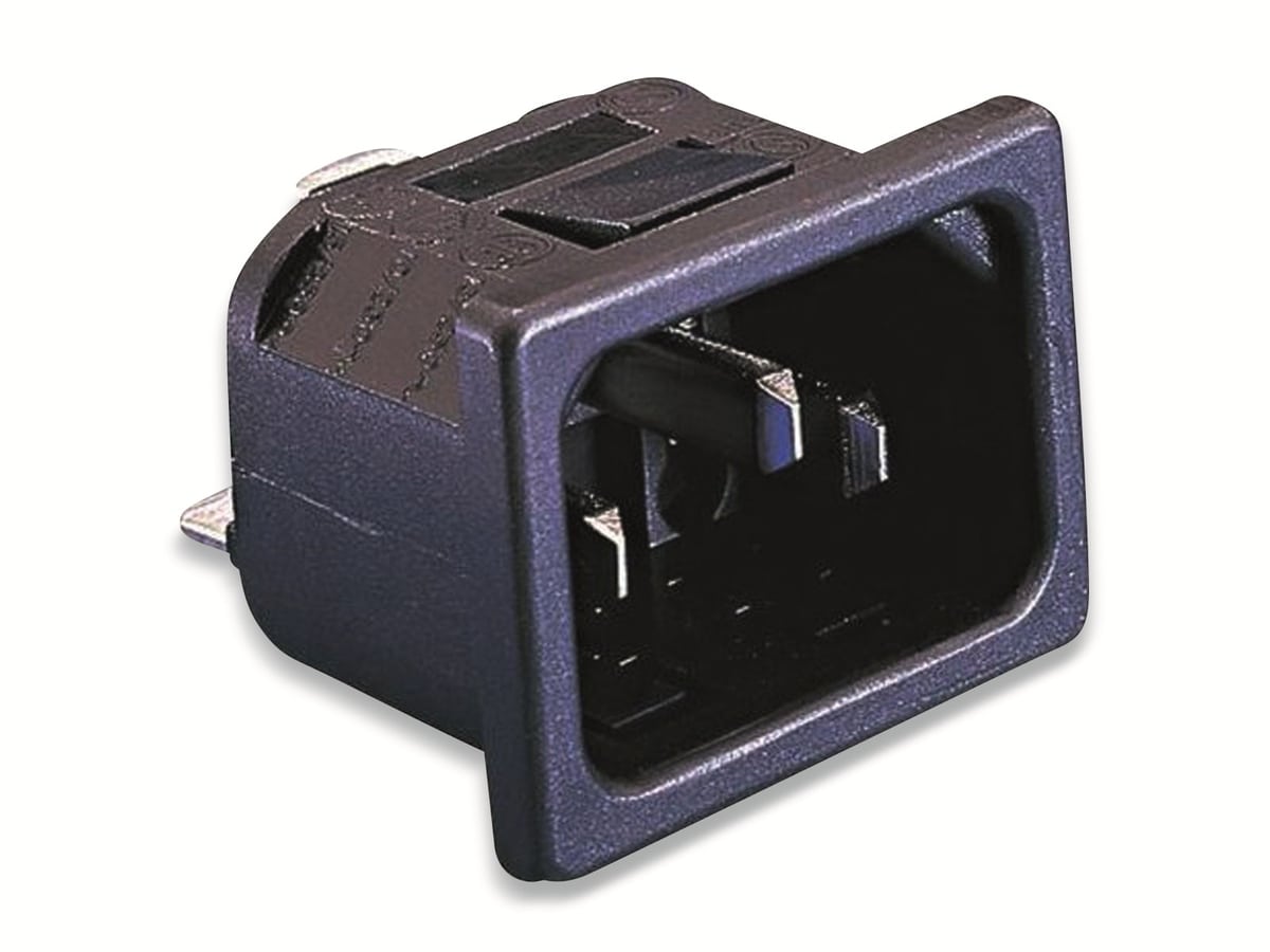BULGIN PX0575/15/28, Kaltgeräte-Steckverbinder PX Stecker, vertikal, Gesamtpolzahl:2+PE,10A,Schwarz BULGIN PX0575/15/28, Kaltgeräte-Steckverbinder PX Stecker, vertikal, Gesamtpolzahl:2+PE,10A,Schwarz von Bulgin