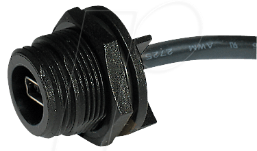 PX0446 - Rückwand-Stecker mit Kabel, mini USB Typ B PX0446 - Rückwand-Stecker mit Kabel, mini USB Typ B von Bulgin
