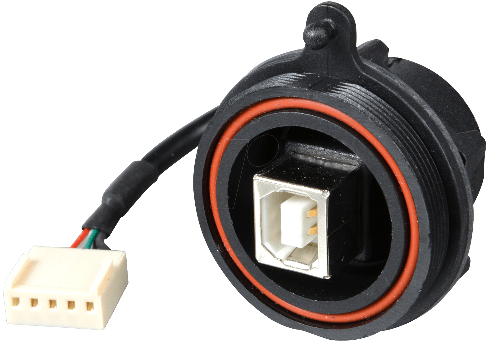 PX0843/B - Frontplatten-Verbinder USB-B Stecker > Crimp, IP68 PX0843/B - Frontplatten-Verbinder USB-B Stecker > Crimp, IP68 von Bulgin